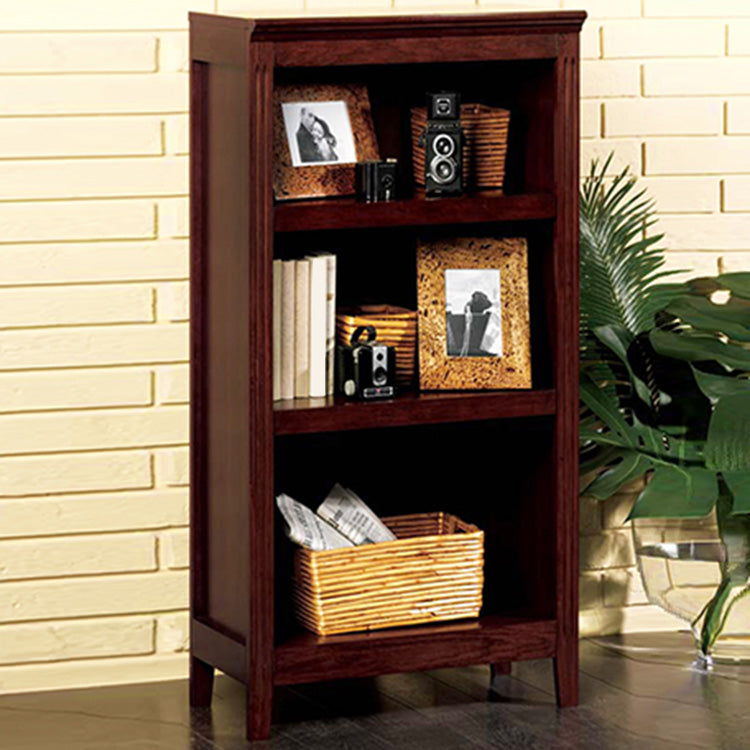 Modern Style Standard Bookshelf Solid Wood Shelf Bookcase for Home