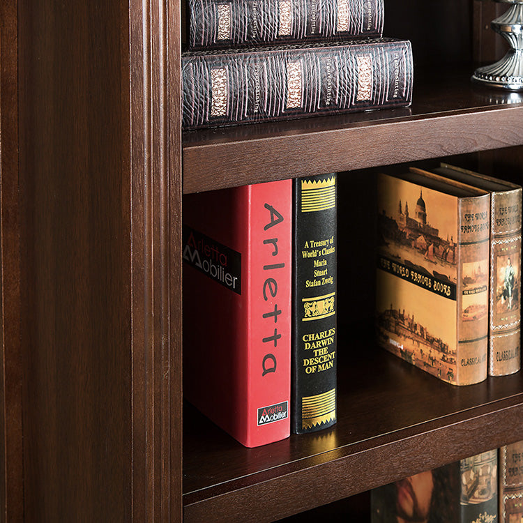 Modern Style Standard Bookshelf Solid Wood Shelf Bookcase for Home