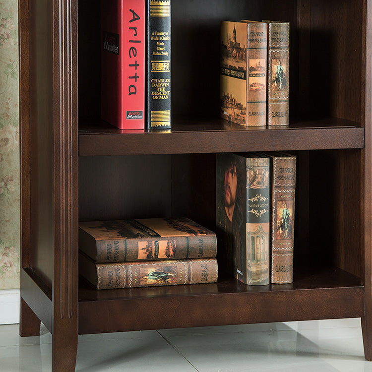 Modern Style Standard Bookshelf Solid Wood Shelf Bookcase for Home