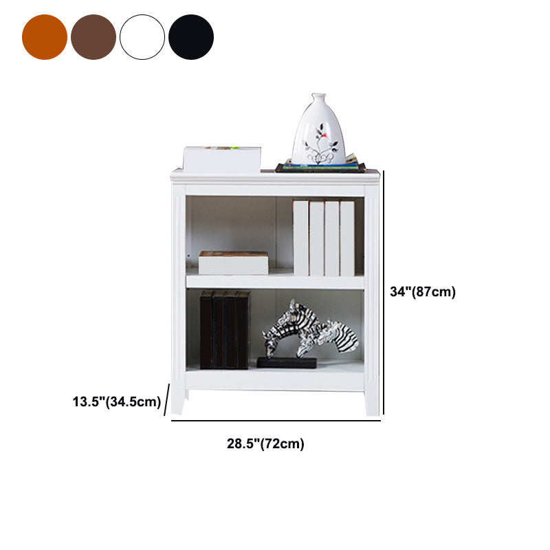 Modern Style Standard Bookshelf Solid Wood Shelf Bookcase for Home