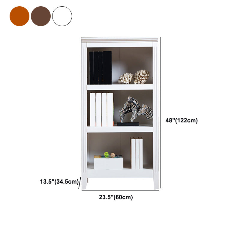 Modern Style Standard Bookshelf Solid Wood Shelf Bookcase for Home