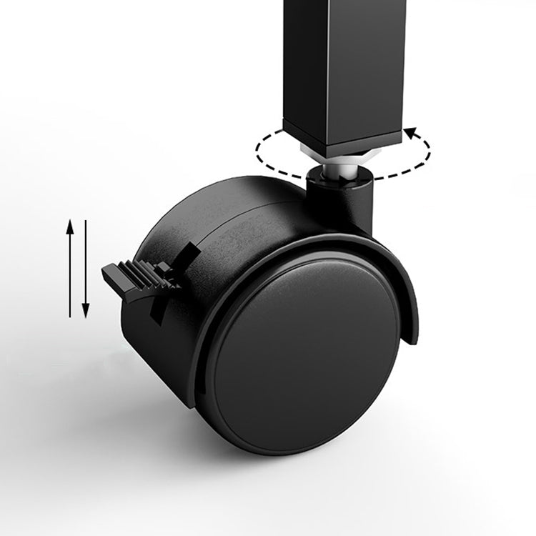 Industrial Style Wooden Bookshelf Open Home Shelf Bookcase with Caster Wheels