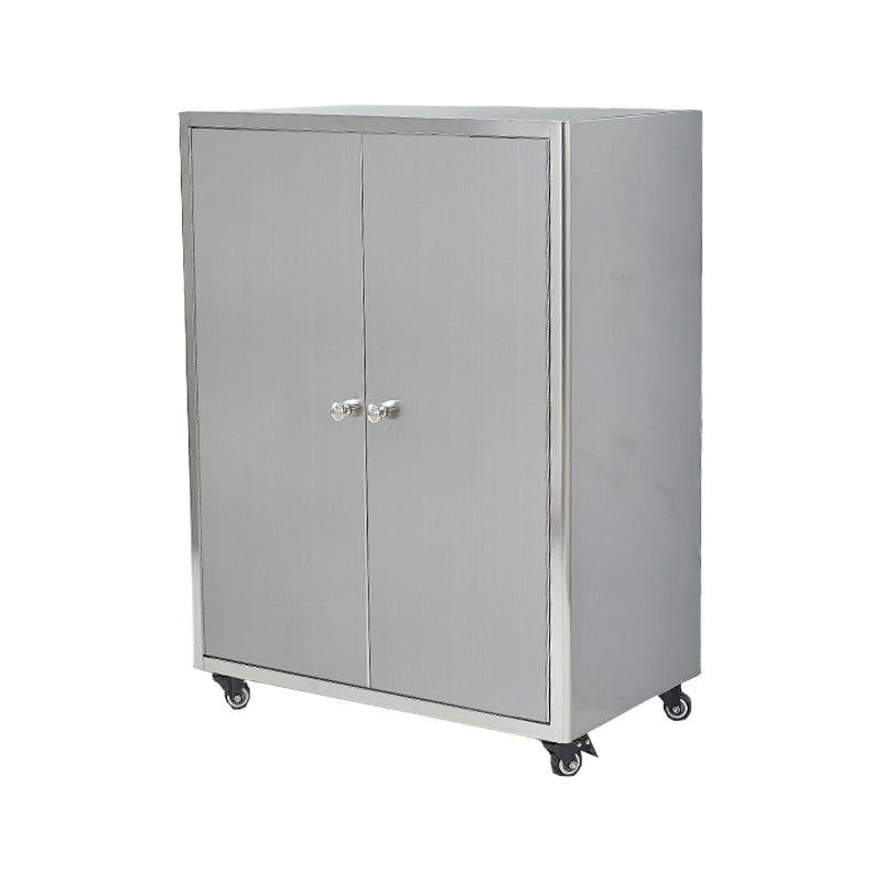 Stainless Steel Sideboard Cabinet Modern Server Cabinet with Storage for kitchen