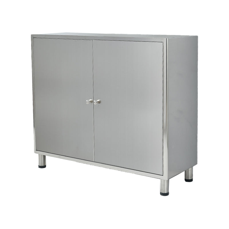 Stainless Steel Sideboard Cabinet Modern Server Cabinet with Storage for kitchen