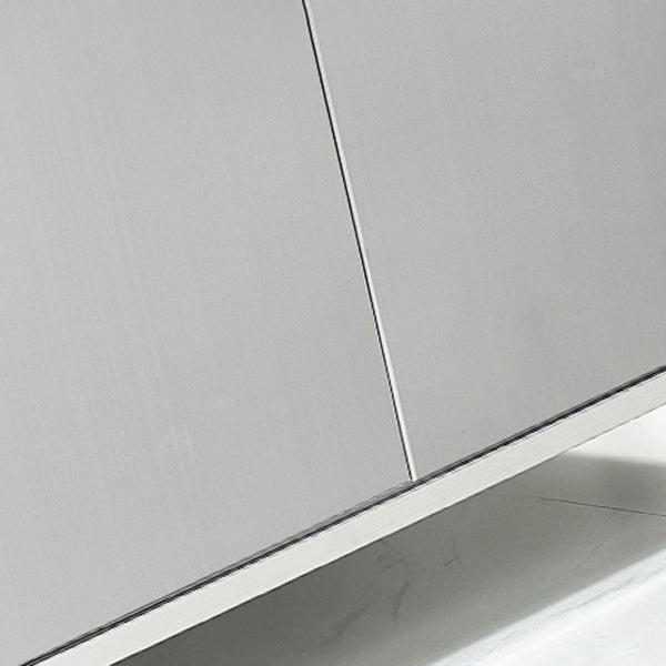Stainless Steel Sideboard Cabinet Modern Server Cabinet with Storage for kitchen