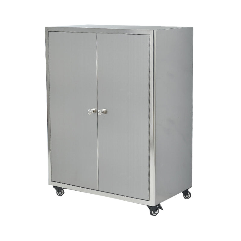 Stainless Steel Sideboard Cabinet Modern Server Cabinet with Storage for kitchen
