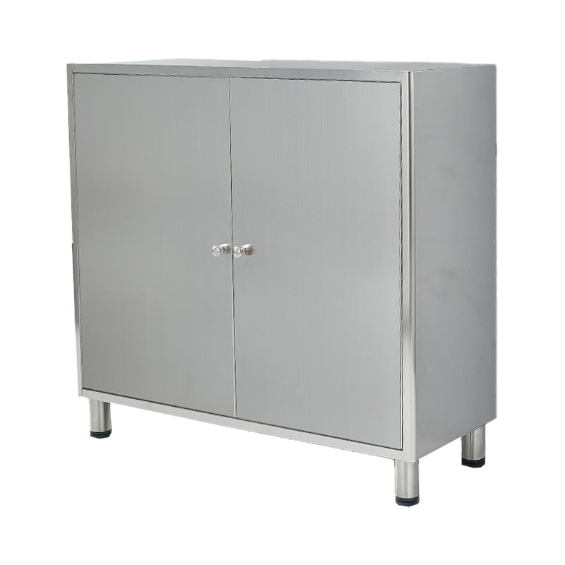 Stainless Steel Sideboard Cabinet Modern Server Cabinet with Storage for kitchen