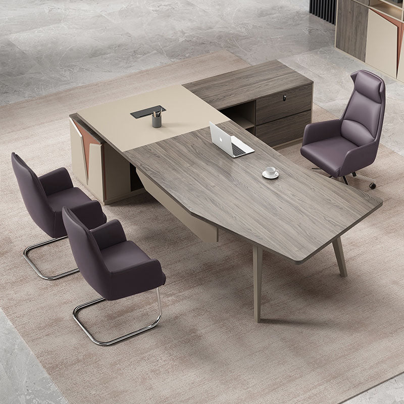 Modern & Contemporary Executive Chair Fixed Arms Ergonomic Managers Chair