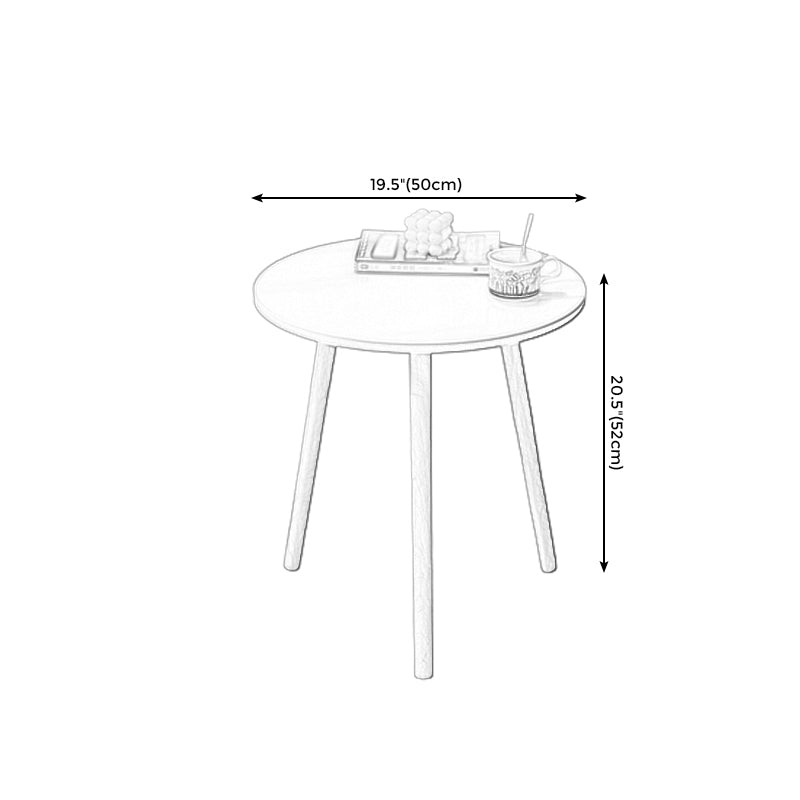Traditional Style Cocktail Table Artificial Wood White/yellow/natural Color Coffee Table