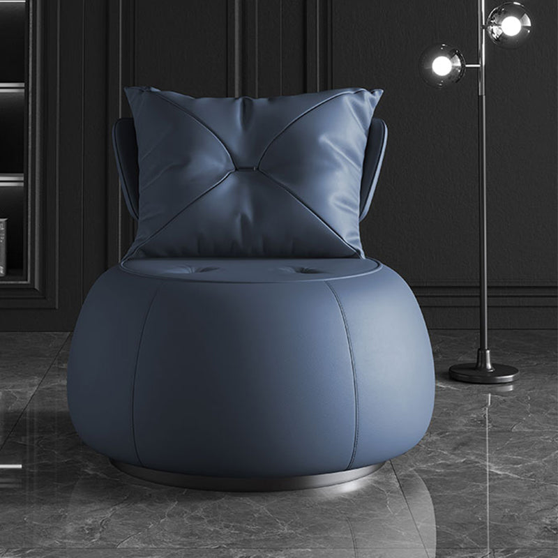 Faux Leather Chair 29.9" L x29.9 W x29.9" H Armless Chair for Living Room