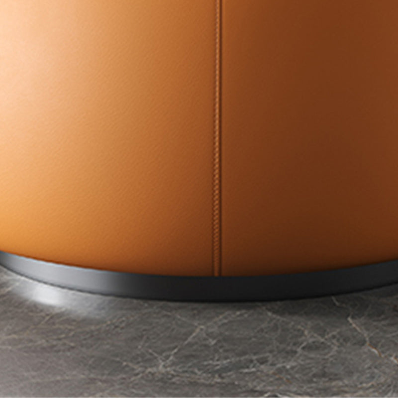 Faux Leather Chair 29.9" L x29.9 W x29.9" H Armless Chair for Living Room