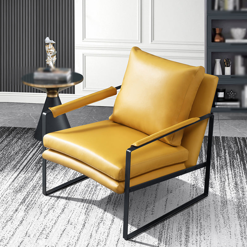 Faux Leather Chair 27.5" L x27.9" W x29.5" H Arms Included Chair