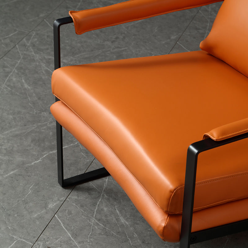 Faux Leather Chair 27.5" L x27.9" W x29.5" H Arms Included Chair