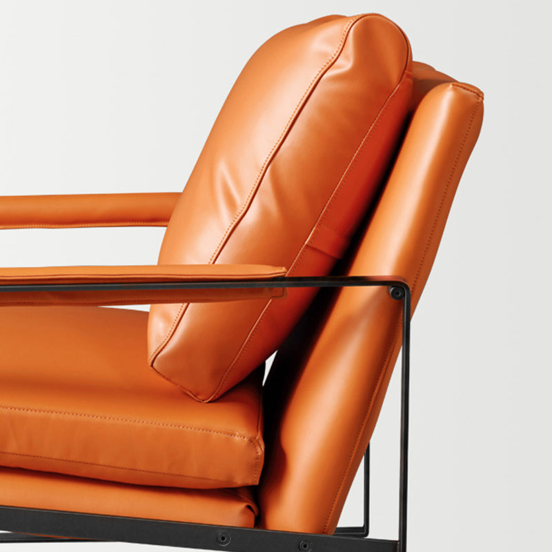 Faux Leather Chair 27.5" L x27.9" W x29.5" H Arms Included Chair