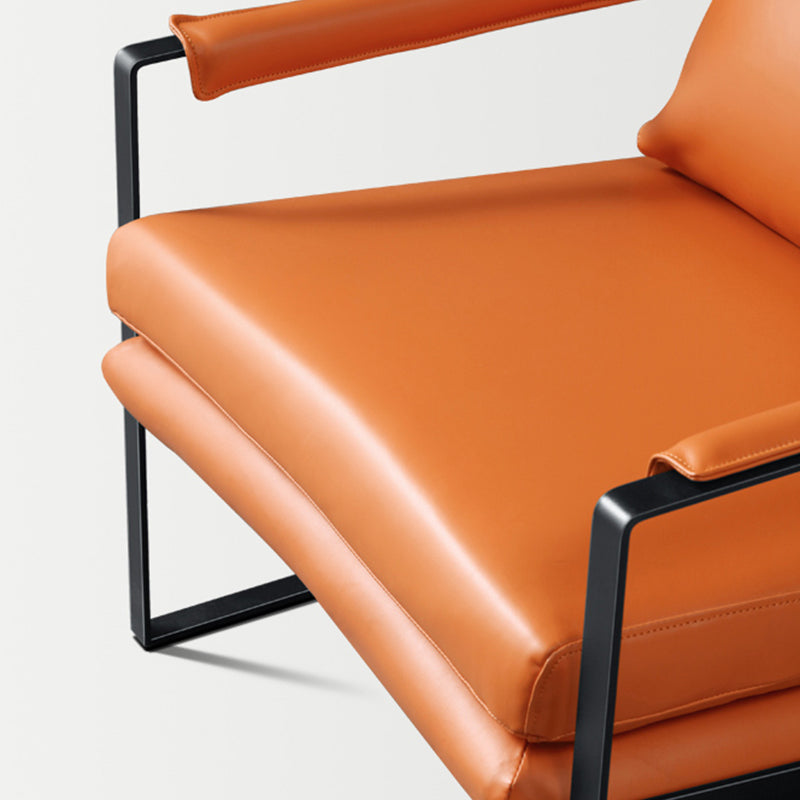 Faux Leather Chair 27.5" L x27.9" W x29.5" H Arms Included Chair