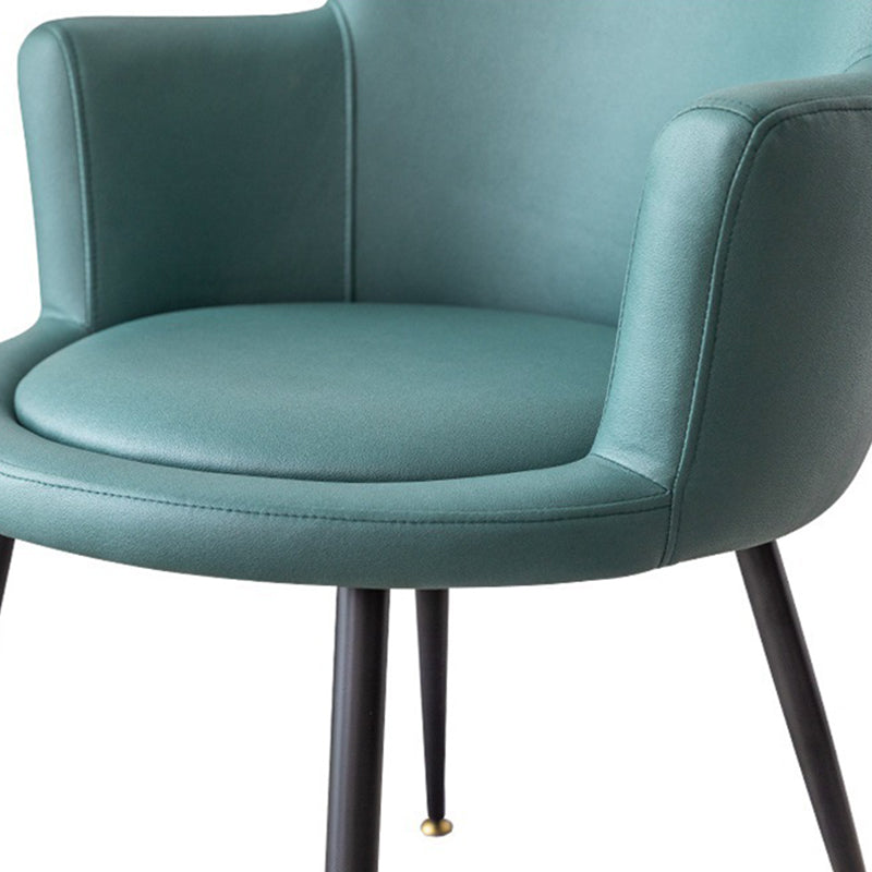 Faux Leather Chair 21.2" L x21.2" W x29.5" H Arms Included Chair