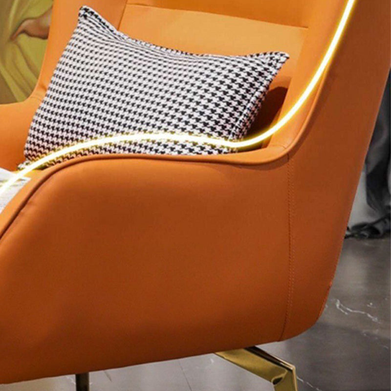 Faux Leather Chair30.7" L x36.6" W x 33.8" H Arms Included Chair