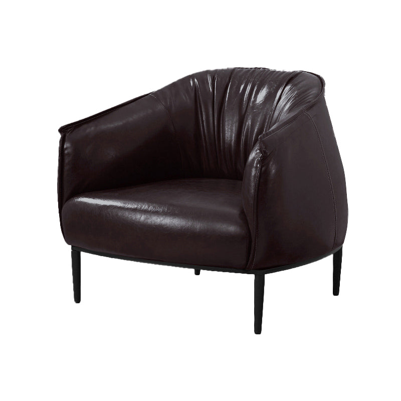Faux Leather Chair32.6" L x 31.8" W x 29.9" H Arms Included Chair for Bedroom