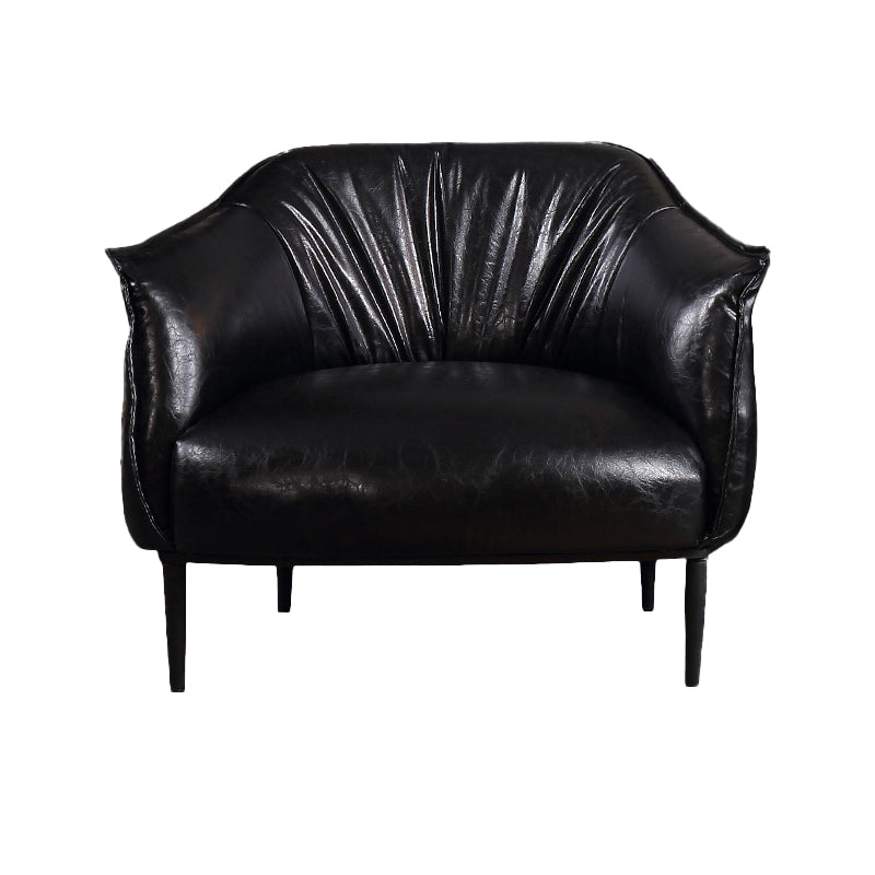 Faux Leather Chair32.6" L x 31.8" W x 29.9" H Arms Included Chair for Bedroom