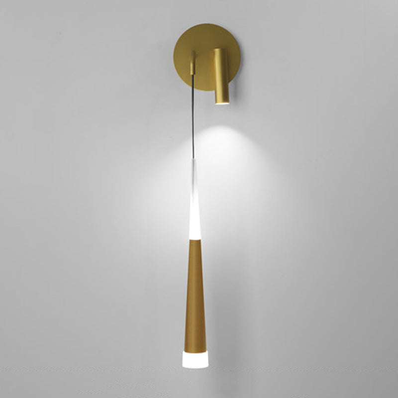 Multi Lights Cylinder Wall Sconces Modern Style Metal Wall Mounted Reading Lights
