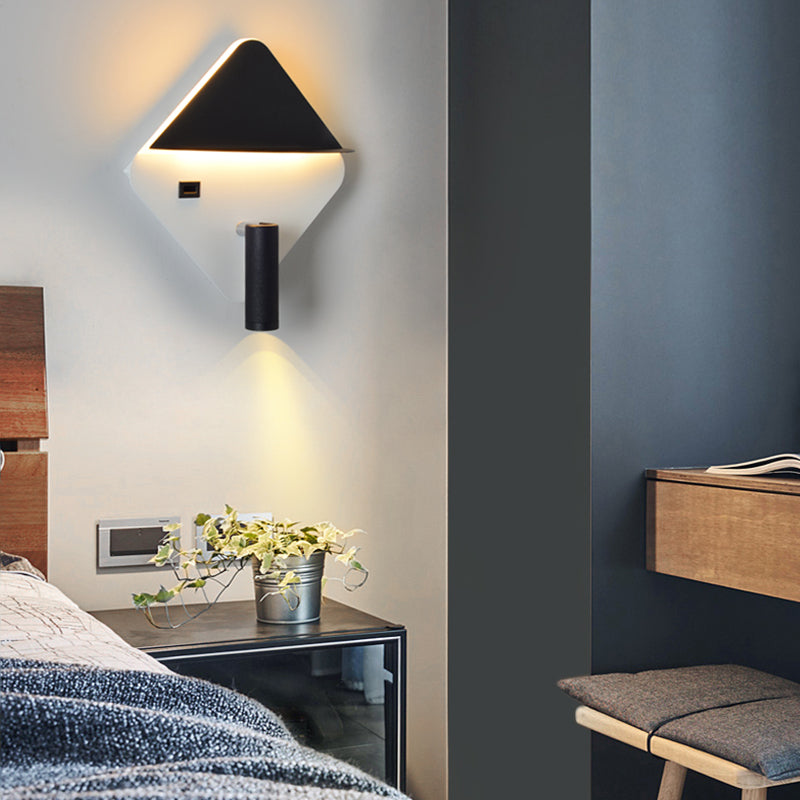 Geometry Shape Metal Wall Lighting Ideas Modern Style Wall Mounted Lighting