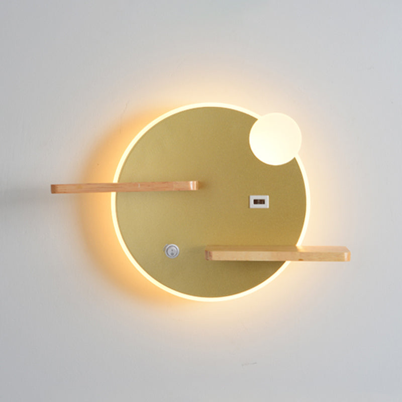 Geometry Shape Metal Wall Lighting Ideas Modern Style Wall Mounted Lighting
