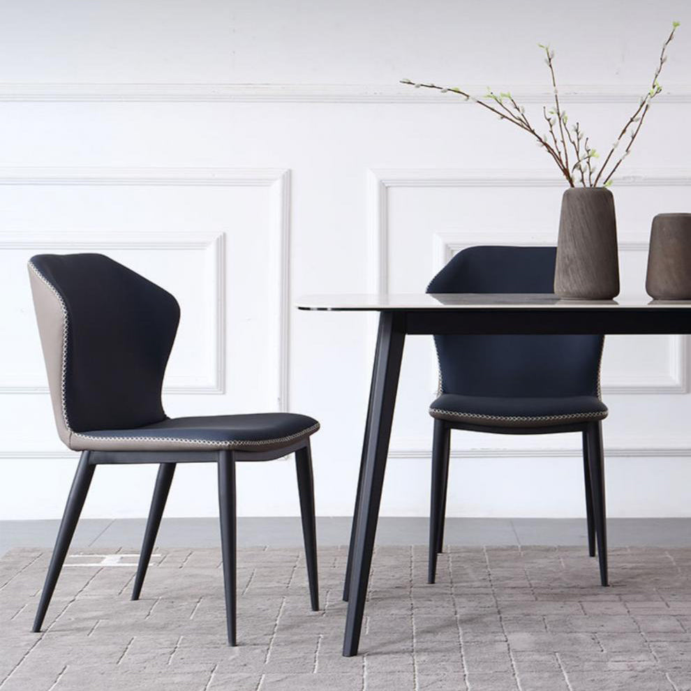 Designer Style Sintered Stone Dining Set Rectangle 1/4/5/7 Pieces Dining Room Table Set
