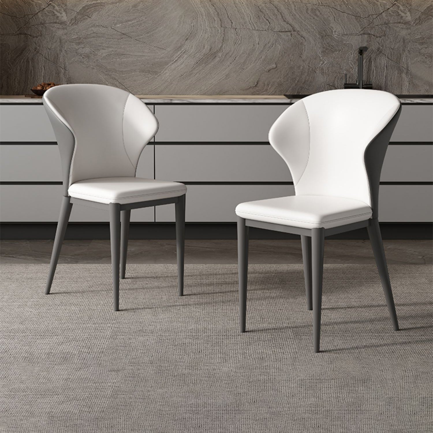 Designer Style Sintered Stone Dining Set Rectangle 1/4/5/7 Pieces Dining Table Set