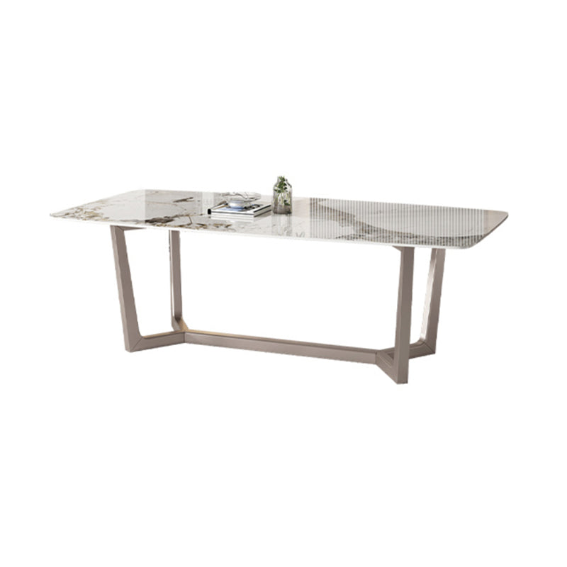Luxury Sintered Stone Top Dining Set Rectangle 1/4/5/7 Pieces Dining Table Set