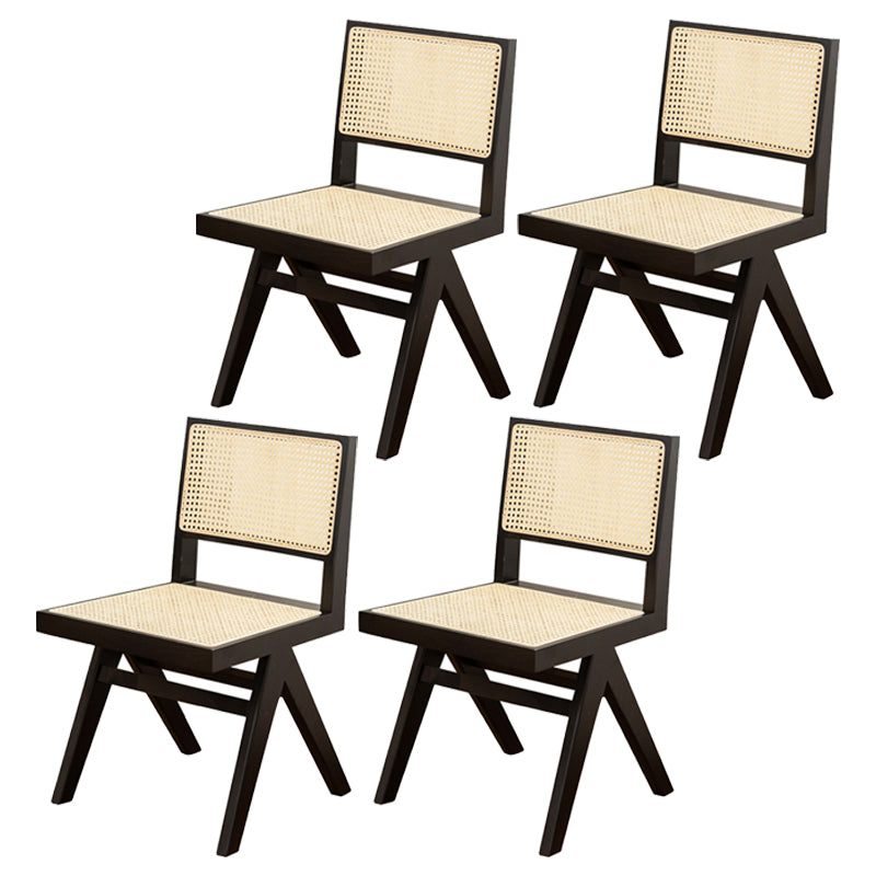 Modern Kitchen Side Dining Chairs Oak Wood Side Chairs for Home