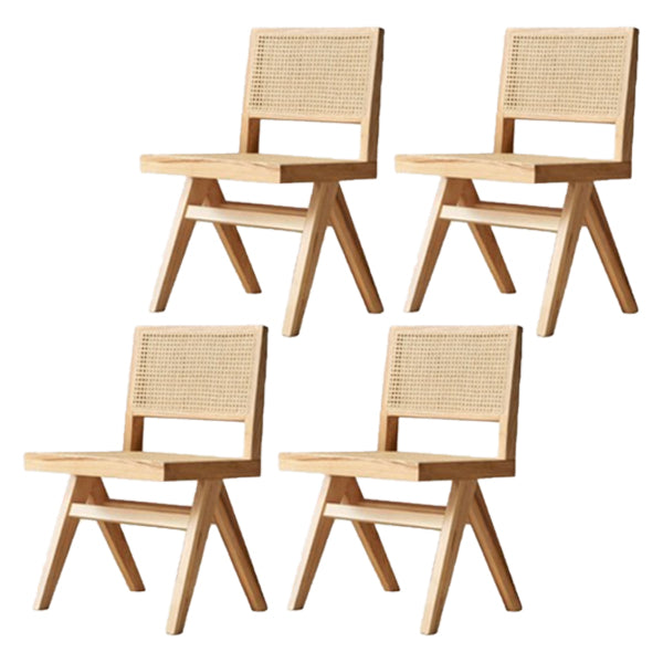 Modern Kitchen Side Dining Chairs Oak Wood Side Chairs for Home