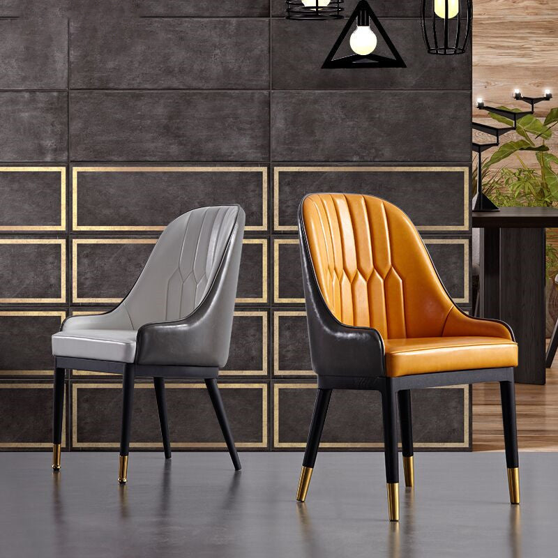 Dining Room Side Chairs Glam Solid Wood Kitchen Armless Chair for Home