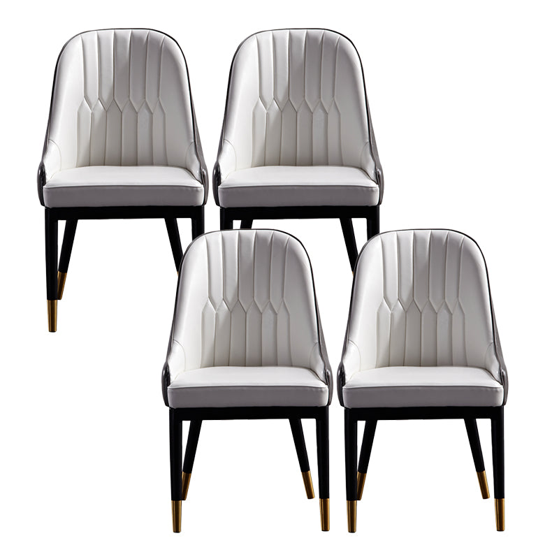Dining Room Side Chairs Glam Solid Wood Kitchen Armless Chair for Home