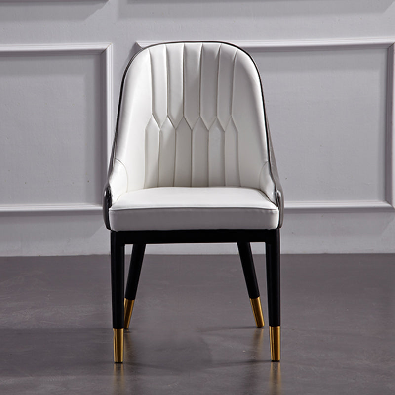 Dining Room Side Chairs Glam Solid Wood Kitchen Armless Chair for Home