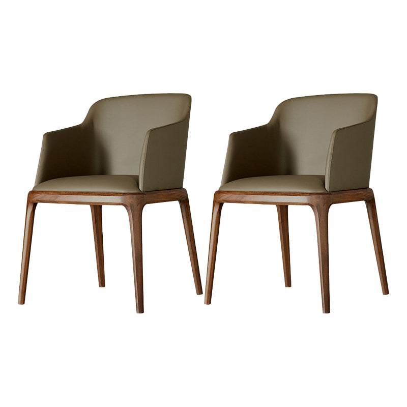 Arml Dining Chairs Modern Faux Leather Side Chairs for Dining Room