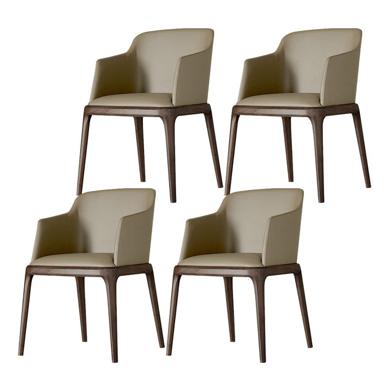 Arml Dining Chairs Modern Faux Leather Side Chairs for Dining Room