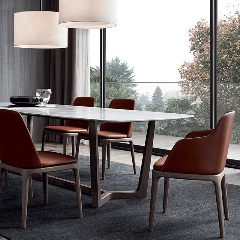 Arml Dining Chairs Modern Faux Leather Side Chairs for Dining Room