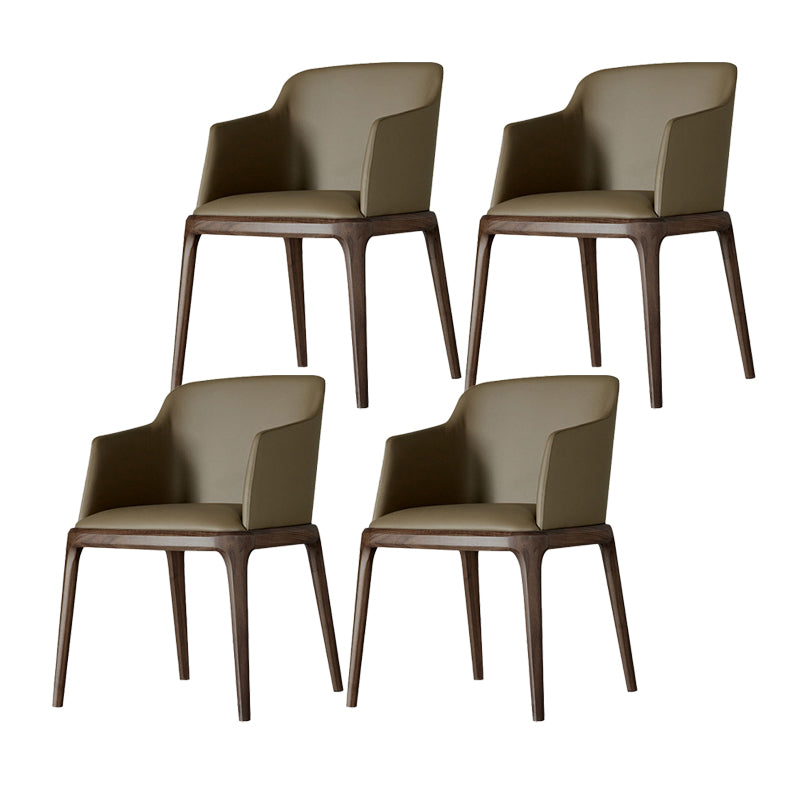 Arml Dining Chairs Modern Faux Leather Side Chairs for Dining Room