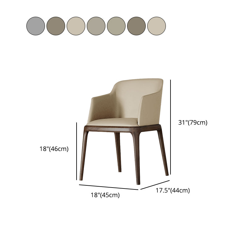 Arml Dining Chairs Modern Faux Leather Side Chairs for Dining Room