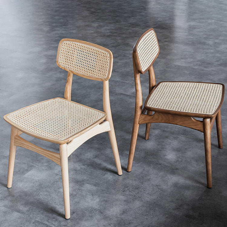 Solid Wood Side Chair Glam Style Indoor Dining Chair (Set of 2)