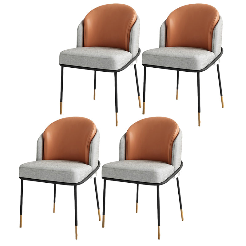 Parsons Side Chair Modern Style Linen Dining Chair for Dining Room