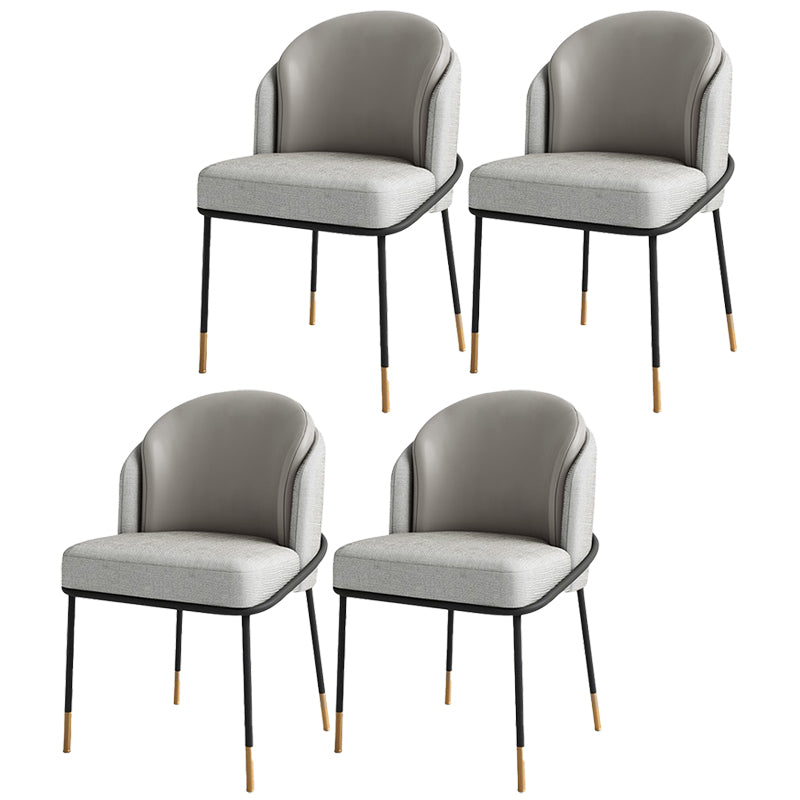 Parsons Side Chair Modern Style Linen Dining Chair for Dining Room