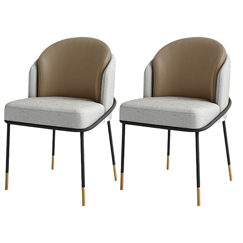 Parsons Side Chair Modern Style Linen Dining Chair for Dining Room