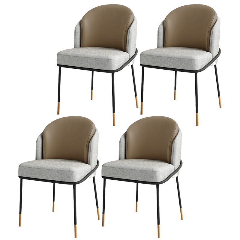 Parsons Side Chair Modern Style Linen Dining Chair for Dining Room