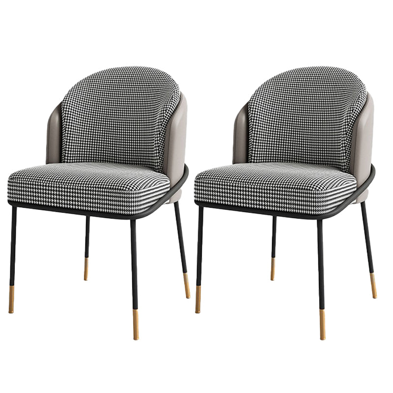 Parsons Side Chair Modern Style Linen Dining Chair for Dining Room