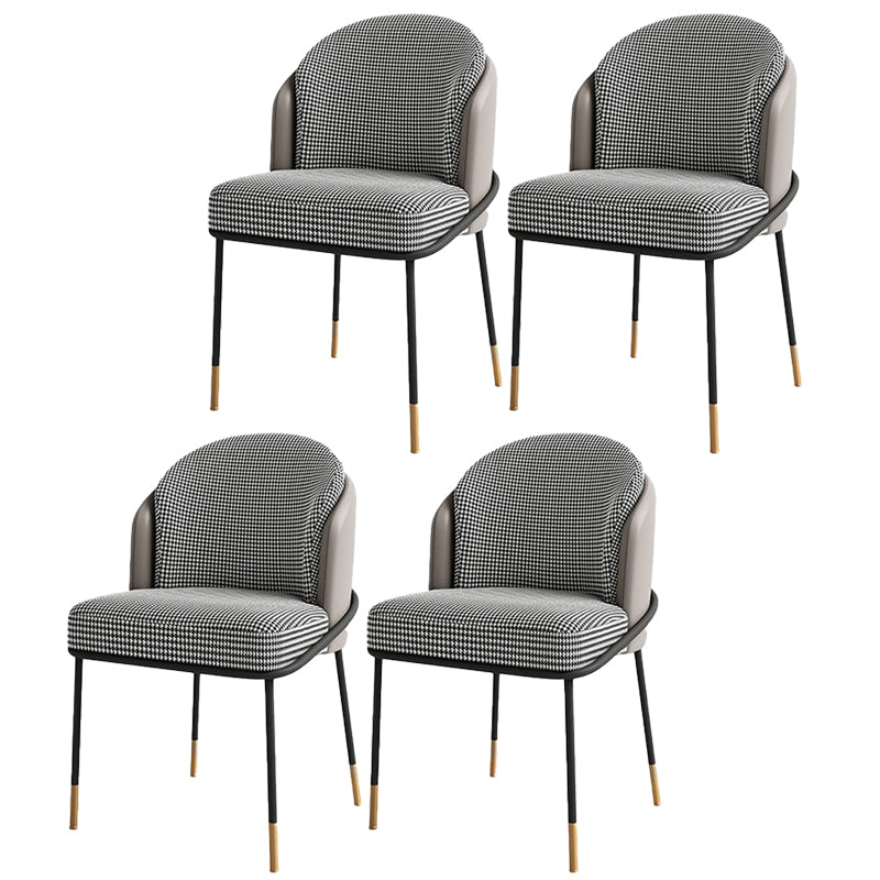 Parsons Side Chair Modern Style Linen Dining Chair for Dining Room