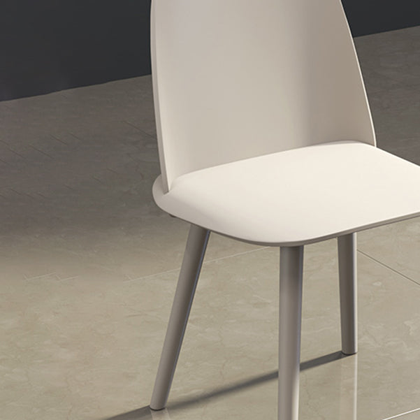 Glam Style Side Chair Plastic Indoor Dining Chair (Set of 2)