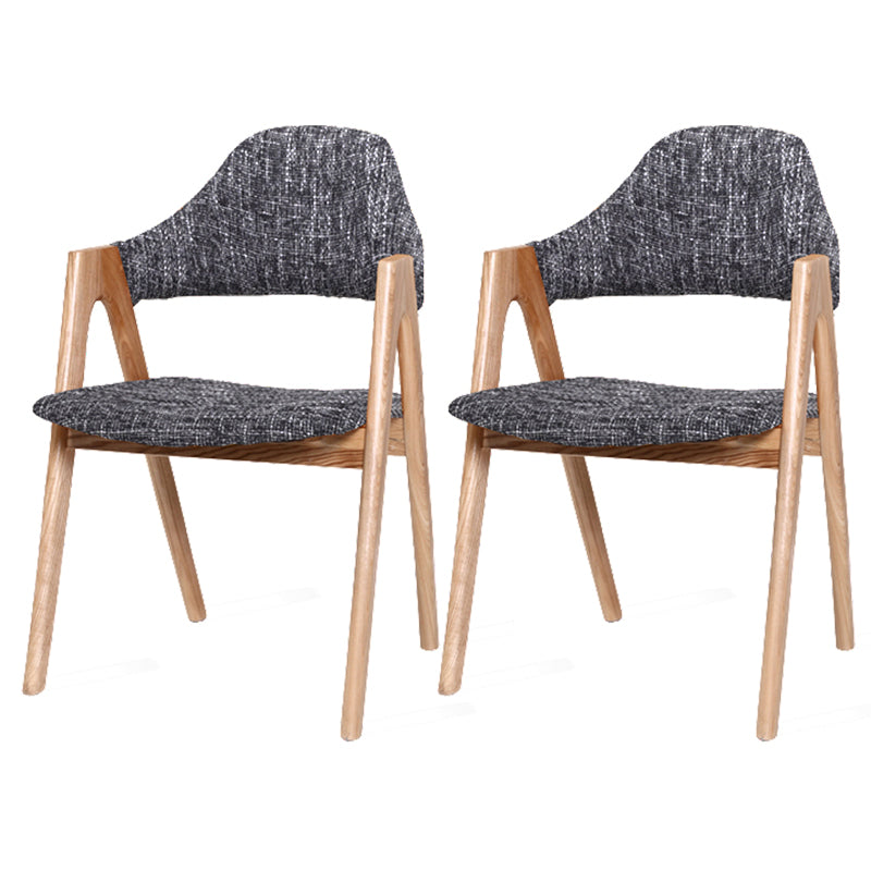 Kitchen Chairs Modern Solid Wood Armless Chairs for Dining Room