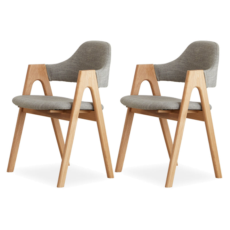 Kitchen Chairs Modern Solid Wood Armless Chairs for Dining Room