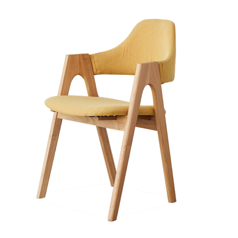 Kitchen Chairs Modern Solid Wood Armless Chairs for Dining Room